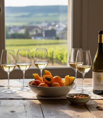 Weiße Rebsorten Wein Verkostung